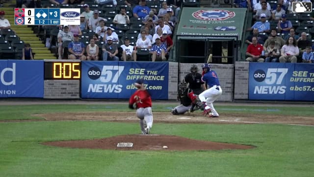 Angel Cepeda singles on a line drive to left fielder Luis Fragoza. Josiah Hartshorn scores. Kade Snell to 2nd.