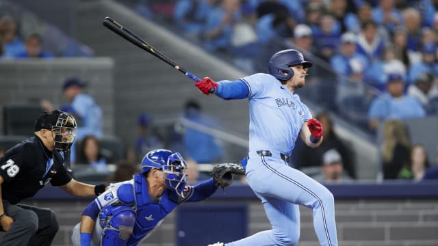 Addison Barger's first career hit