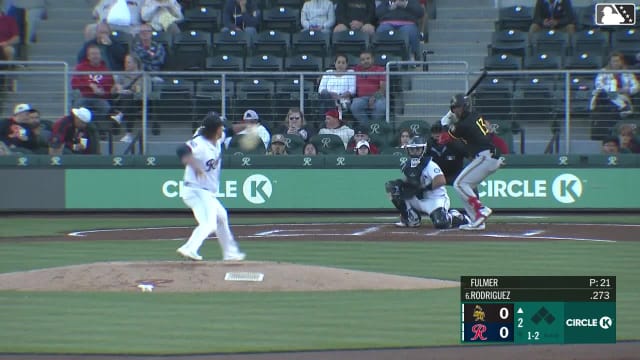 Raudi Rodriguez homers (2) on a line drive to right field.