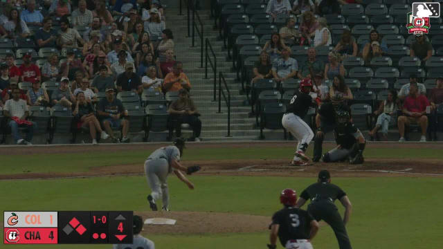 Cam Collier singles on a ground ball to right fielder Owen Carey. Kien Vu scores. Julio Carreras to 3rd.
