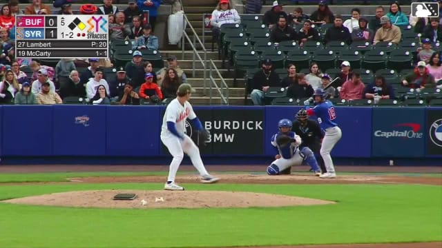Ryan McCarty strikes out swinging.