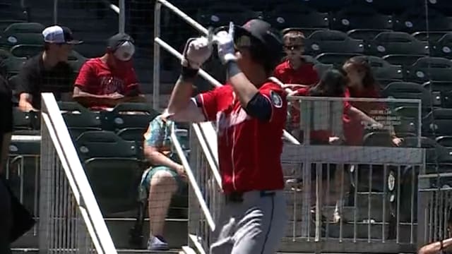 Top prospect Colt Emerson homers, has three-hit game