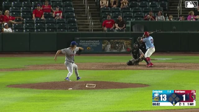 Rainiel Rodriguez's solo home run