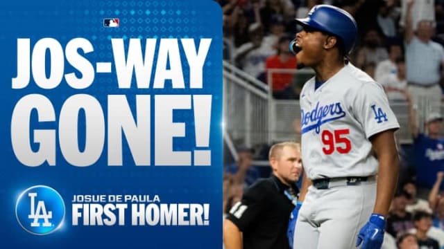 Josue De Paula's first career home run
