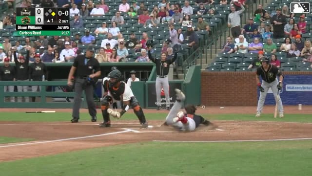 Dixon Williams' inside-the-park homer, roundtripper