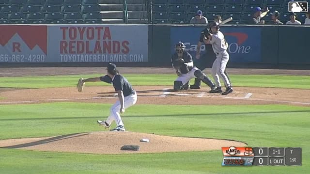 Lorenzo Meola triples (1) on a sharp fly ball to center fielder Ricardo Cova. Jose Astudillo scores.