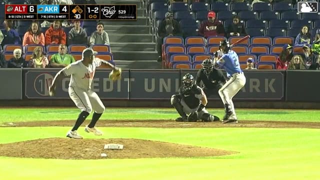 Dean Curley singles on a ground ball to center fielder Lonnie White Jr. Bennett Thompson scores.