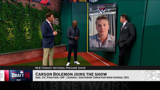 Carson Bolemon discusses upcoming MLB Draft