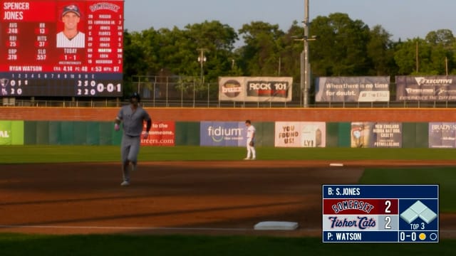 Spencer Jones' four-hit game