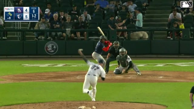 Victor Arias singles on a ground ball to center fielder DJ Gladney. Sean Keys scores. Eddie Micheletti Jr. to 2nd.