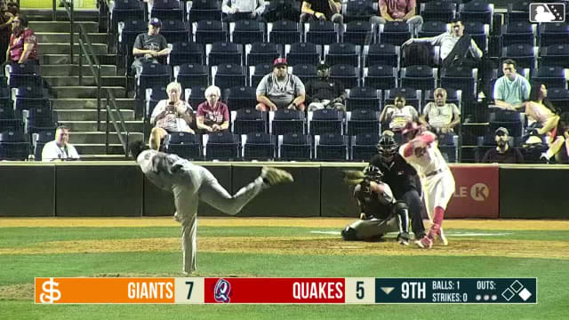 Hayden Alvarez homers (11) on a fly ball to center field. Felix Morrobel scores.