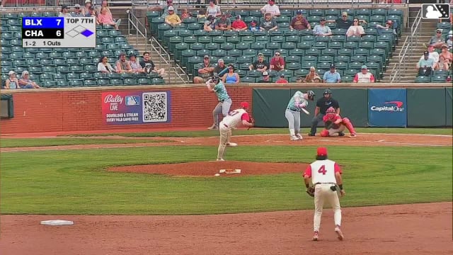 Mike Boeve hits his fourth homer of the year 