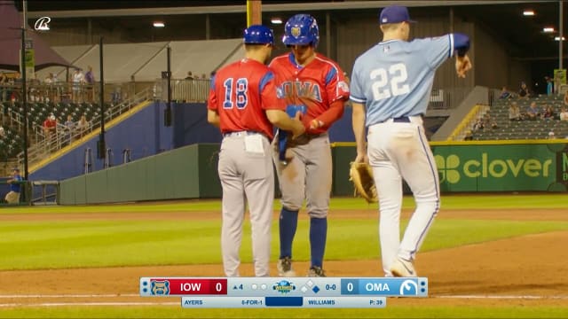 James Triantos' four-hit performance