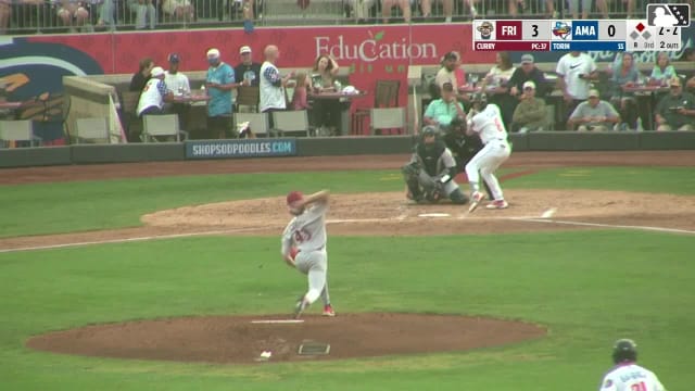 Cristofer Torin singles on a sharp line drive to center fielder Paxton Kling. Alberto Barriga scores.