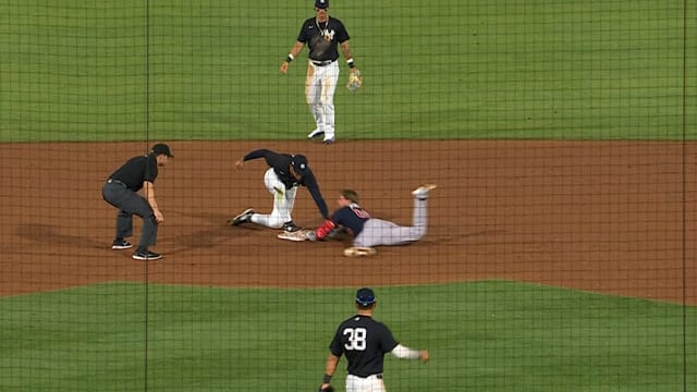 Colin Burgess' two-run double