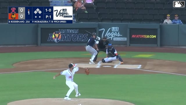 Brock Rodden homers (16) on a fly ball to left center field.