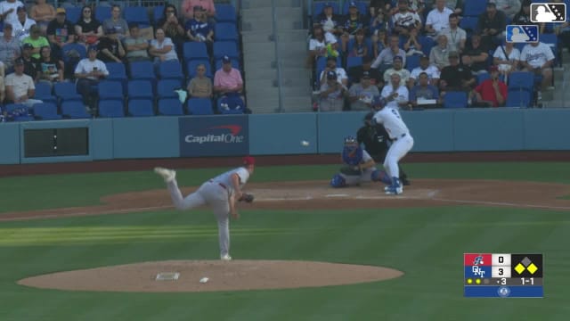 Joendry Vargas singles on a sharp line drive to right fielder Daniel Bucciero. Chase Harlan scores. Ching-Hsien Ko to 2nd.