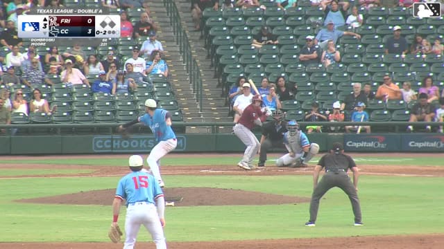 Malcolm Moore singles on a ground ball to shortstop Max Holy. Dylan Dreiling scores. Arturo Disla to 2nd.