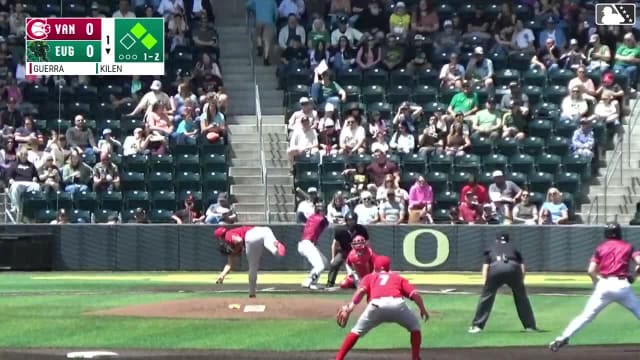 Gavin Kilen homers (4) on a fly ball to right field. Trevor Cohen scores. Dakota Jordan scores.