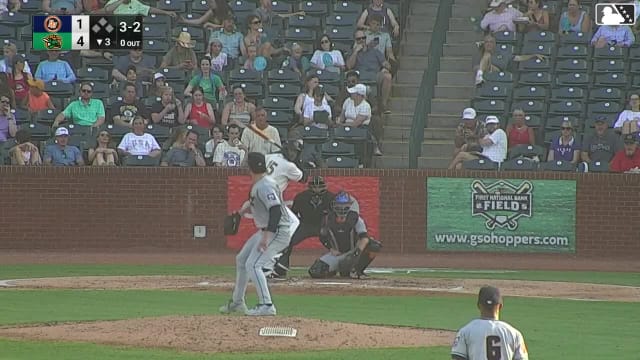 Edward Florentino homers (8) on a fly ball to center field.