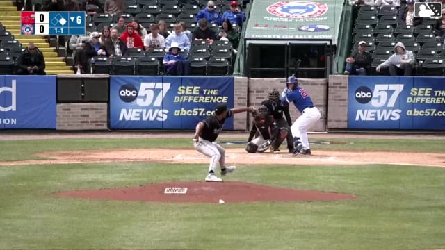 Cole Mathis homers (2) on a fly ball to left field. Cameron Sisneros scores.