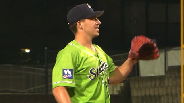 Tyler Uberstine's scoreless inning in Triple-A debut