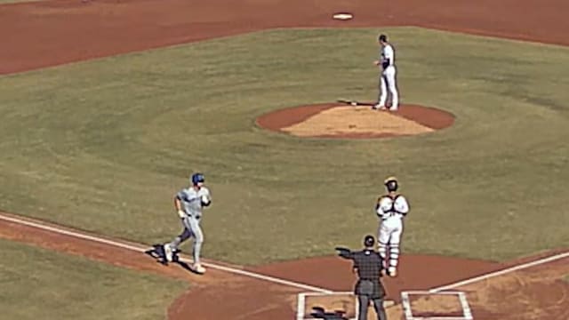 Jac Caglianone's solo home run for Surprise