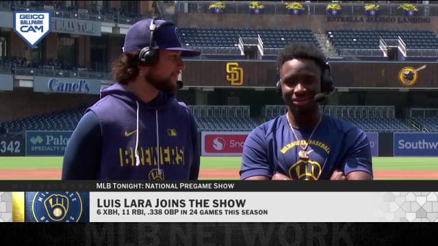 Luis Lara discusses his electric catch, rookie season