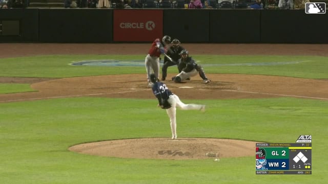 Zyhir Hope's solo home run