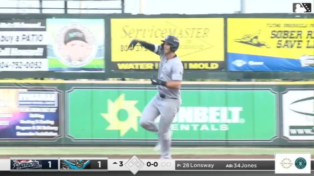 Spencer Jones' ninth home run of the season