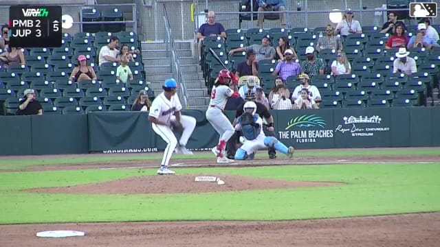 Ryan Mitchell homers (7) on a fly ball to left center field.