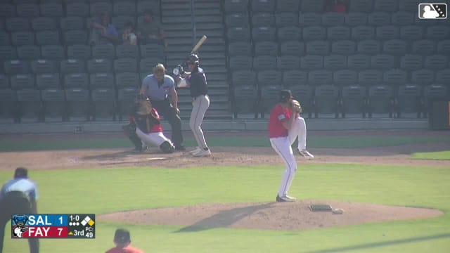 Martin Shelar crushes his first pro homer