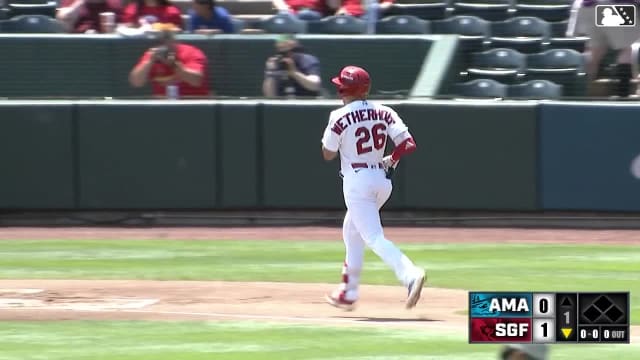 JJ Wetherholt's two-run homer 