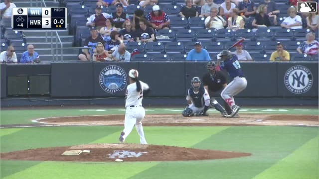 Angel Feliz homers (6) on a fly ball to right center field.