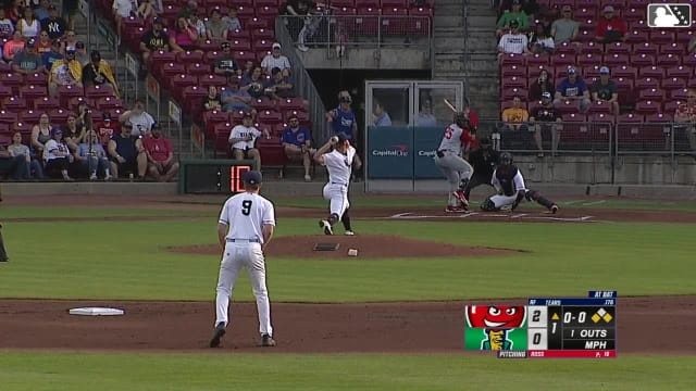 Kavares Tears homers (3) on a fly ball to right center field. Alex McCoy scores. Lamar King Jr. scores.