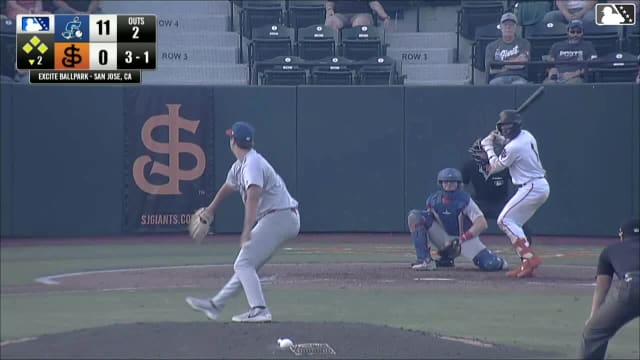 Josuar Gonzalez hits a grand slam (2) to right field. Rod Barajas Jr. scores. Andy Polanco scores. Broedy Poppell scores.