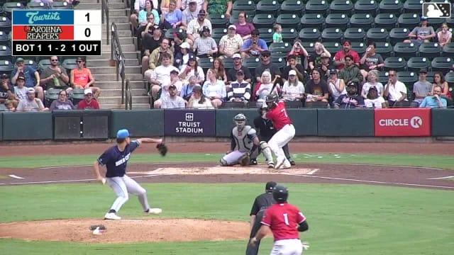 Javier Mogollon strikes out swinging.