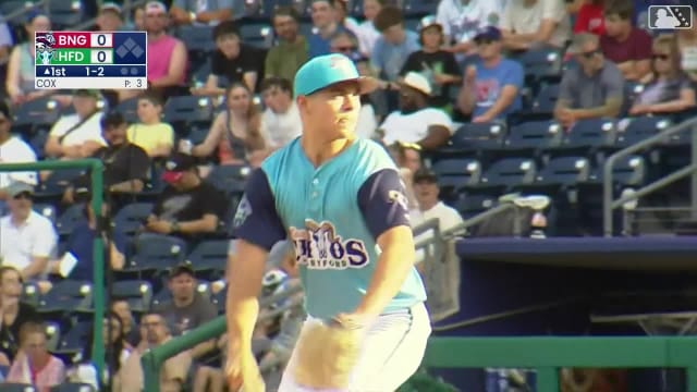 Jackson Cox's nine strikeouts