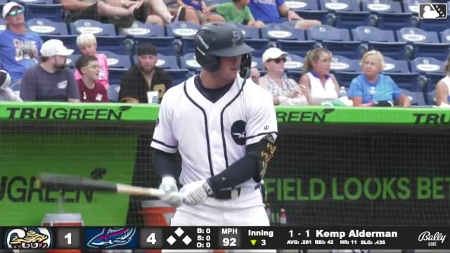 Kemp Alderman's second home run of the game