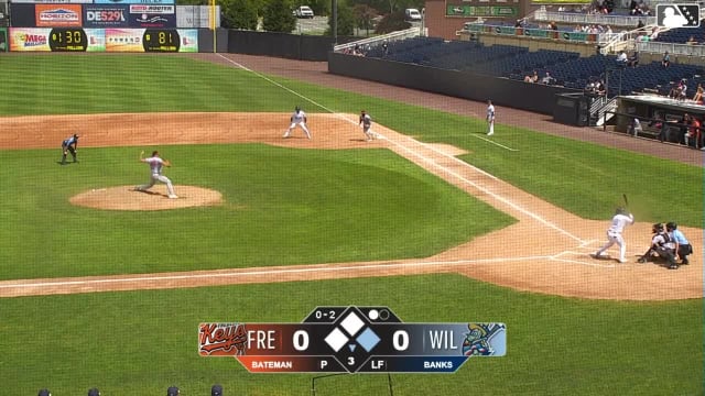 Eli Willits strikes out swinging.