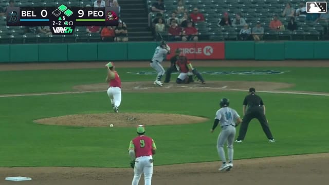 Brandon Compton singles on a line drive to right fielder José Suárez. Jesus Hernandez scores. Emilio Barreras to 3rd.