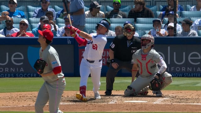 Ryan Ward's first Major League homer
