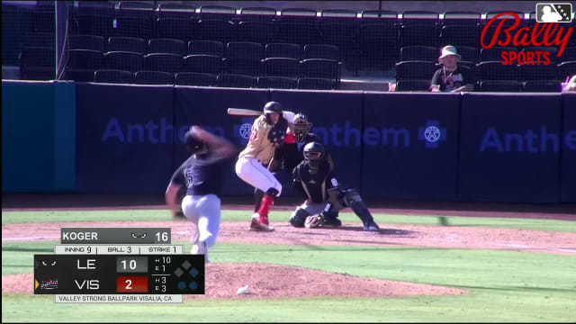 JD Dix doubles (7) on a fly ball to left fielder Conner Westenburg. Eliesbert Alejos scores.