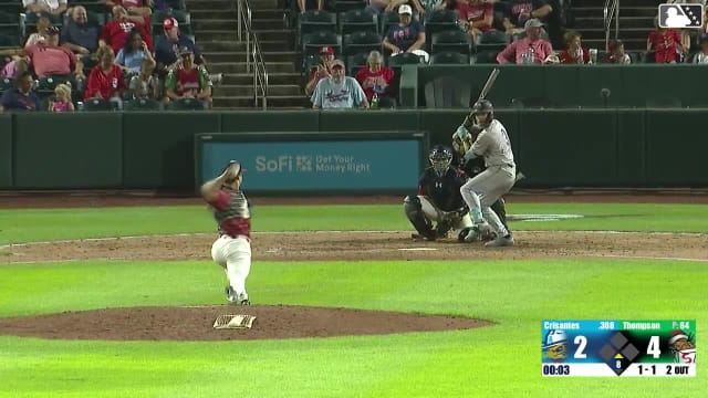 Demetrio Crisantes homers (5) on a fly ball to left field.