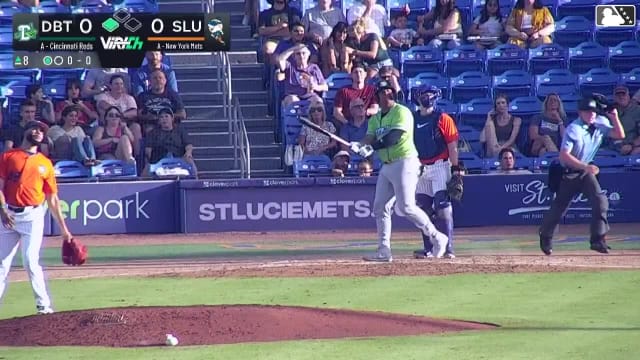 Alfredo Duno's ninth homer of the season