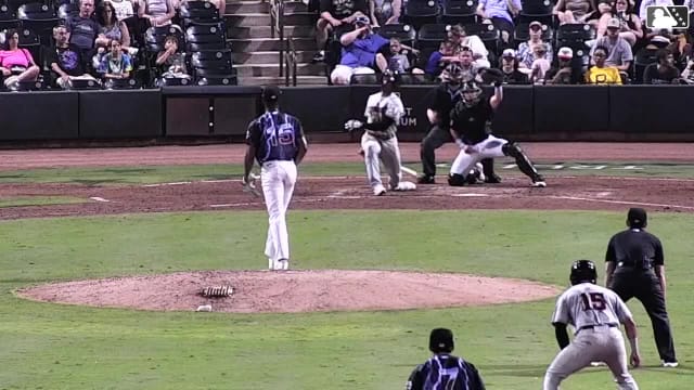 Juan Carela's eighth strikeout
