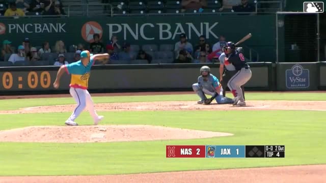 Jeferson Quero homers (15) on a fly ball to left field.