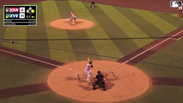 Aiden Taurek homers (2) on a fly ball to right center field. Ricardo Cova scores.