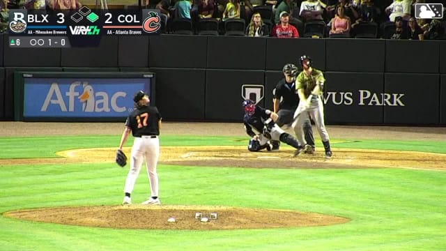 Luke Adams' fourth homer of the season