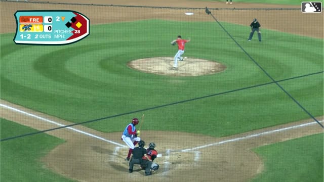 Daunte Stuart called out on strikes.